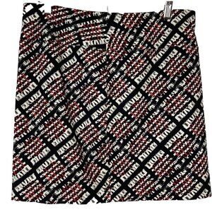 j. jill Wearever Collection Smooth Fit Petite Med Red Black White Pencil Skirt